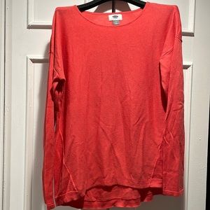 Light weight orange Old Navy sweater